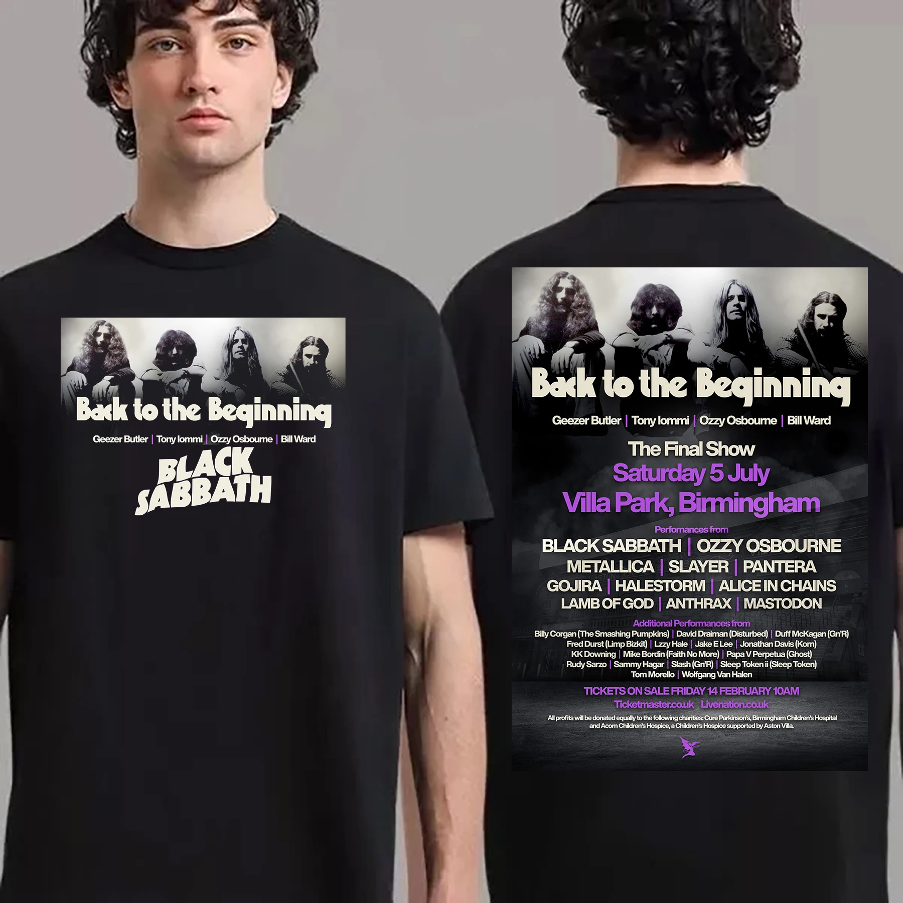 Black Sabbath and Ozzy Osbourne Back To The Beginning Merch