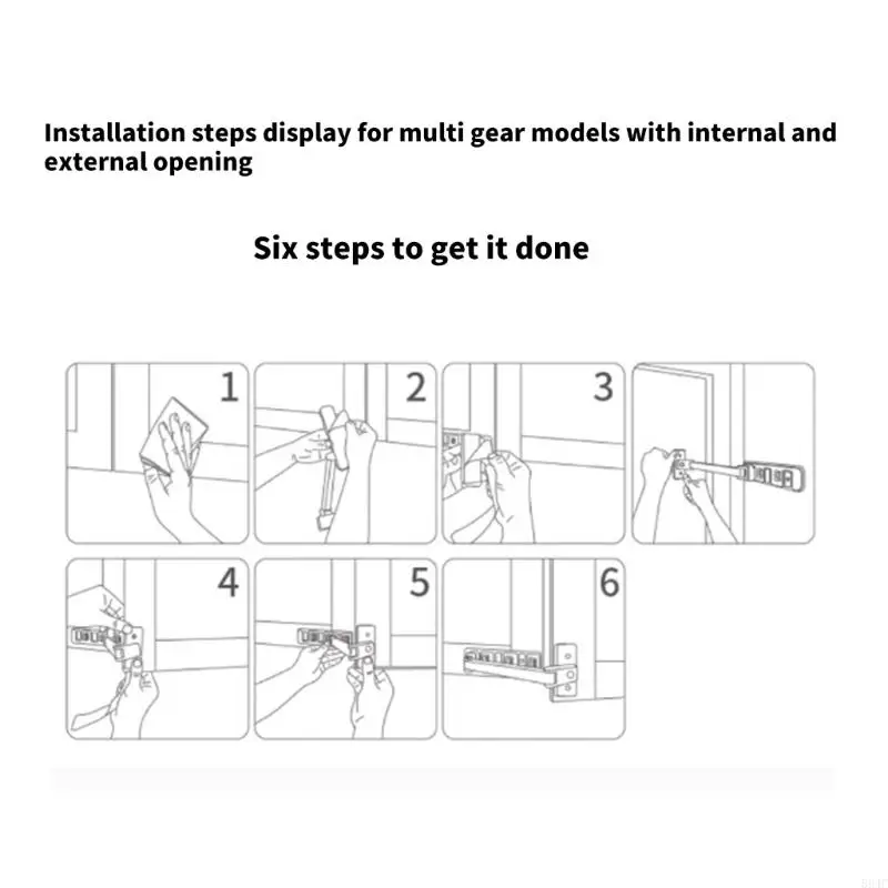 594C Fixed Window Limiter Latches Position Stopper Window Limiter Safety Lock