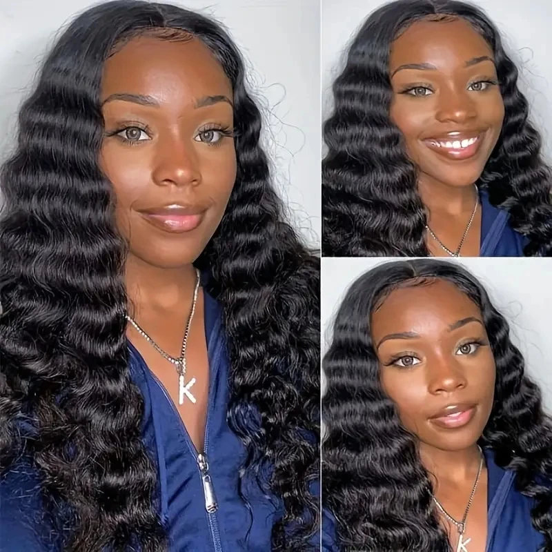 

13x4 3x6 HD Lace Frontal Deep Wave Frontal Wig Brazilian Curly Lace Front Human Hair Wigs For Women Wet And Wavy Water Wig