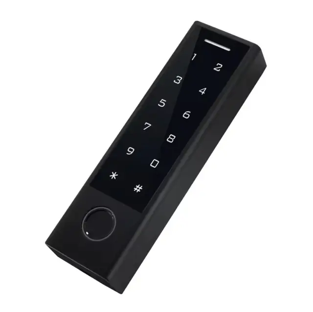 125KHZ EM Waterproof Standalone ABS Fingerprint Access Controller RFID Wiegand Reader Touch Keypad For Outdoor Use 4