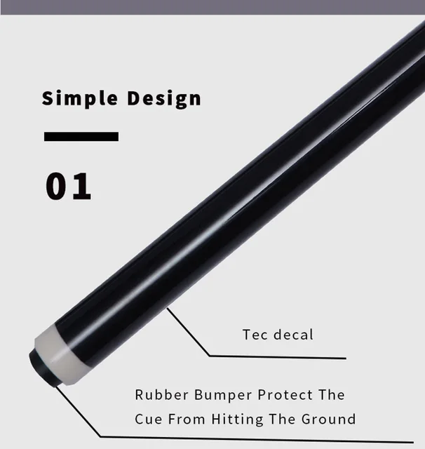 Stecca Da Biliardo OKHEALING In Fibra Di Carbonio - 12.4mm, 1/2 Sezione, 147cm, Precisione Professionale - Foto 2