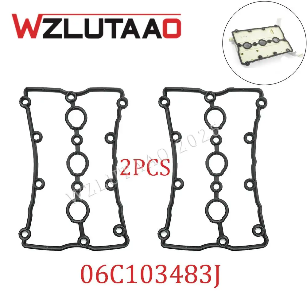 06C103483J Engine Valve Cover Gaskets 06C 103 483 J For AUDI A4 B6/B7 2000-2006 A6 C5/C6 2001-2006 A8L D3 2003-2006 3.0T