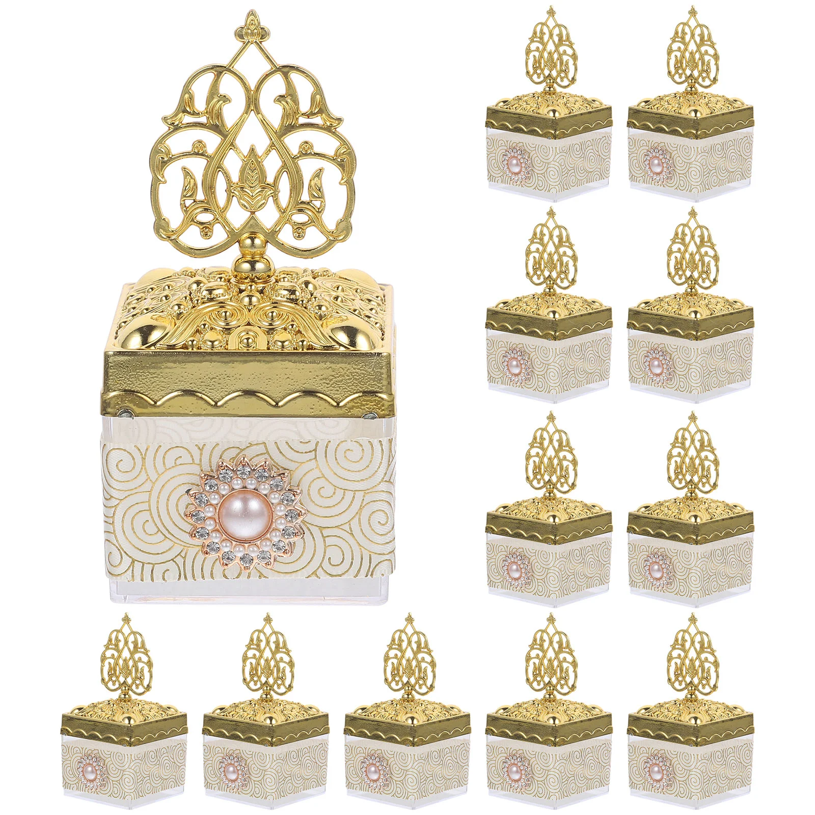 

Wedding Decorative Candy Boxes Baby Shower Containers Holders Wedding Candy Baby Full Moon Accessories Storage Candy Box