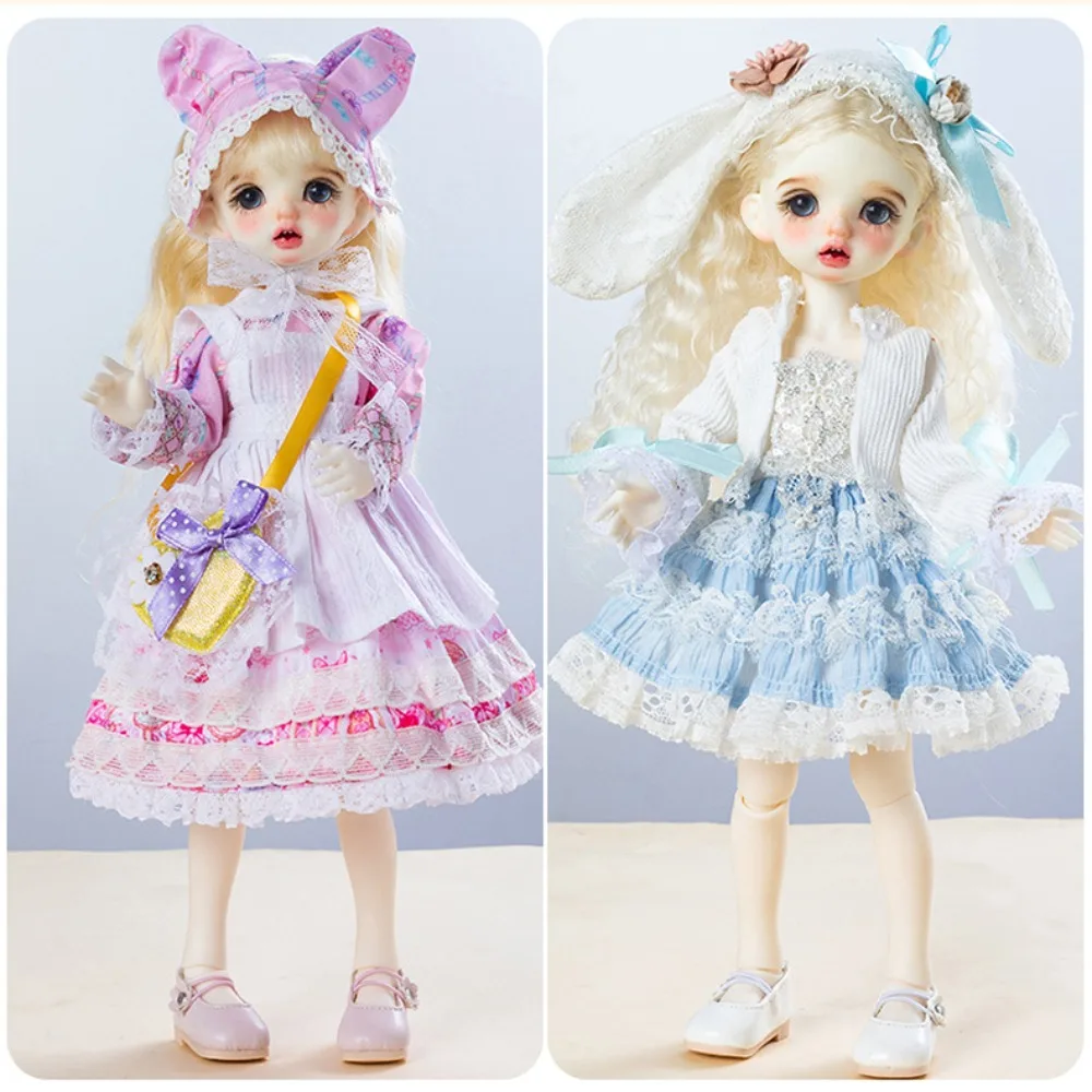 30cm Doll Dress Set 1/6 Bjd Doll Accessories Girls DIY Dress Up Clothing Toy Gift