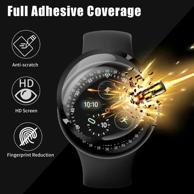 Soft 3D Curved Anti-Scratch Film Screen Protector for Smartwatch Accessories