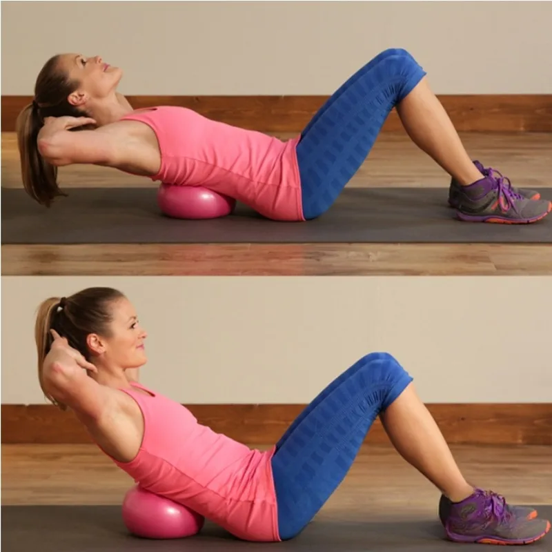 16cm Yoga Ball PVC Inflatable Massage Point Half Fit Ball Balance Trainer Stabilizer GYM Pilates Fitness Balancing