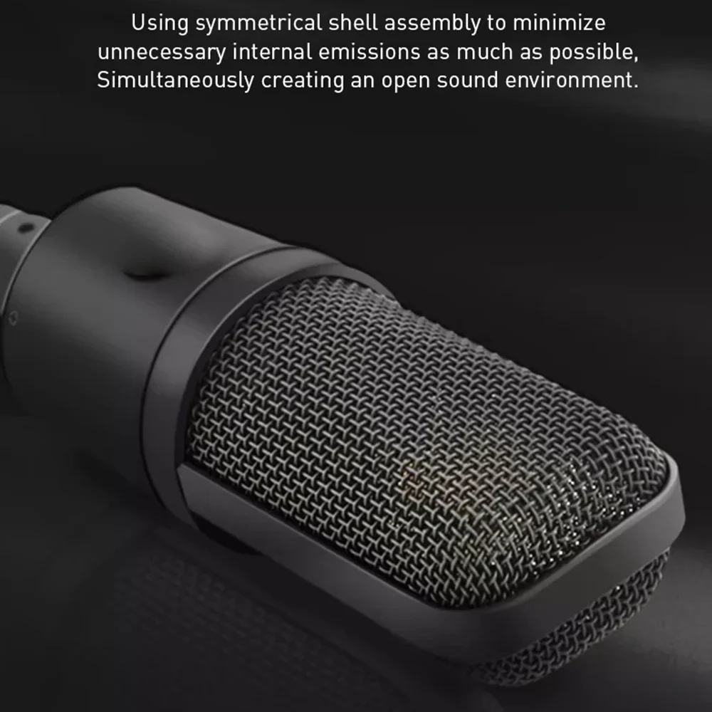 Hot Sale AT4040 Professional Large Diaphragm Condenser Voice Over High Sensitivity Microphone for Studio Recording Podcasting