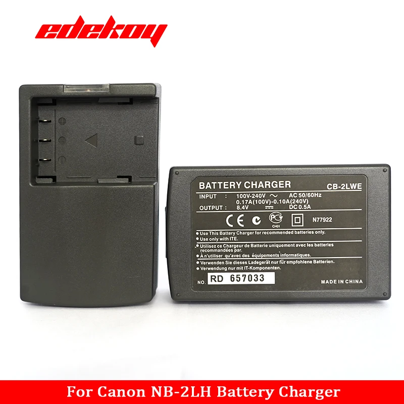 CB-2LWE CB-2LTE chargeur de batterie pour Canon EOS 350D, 400D, G7, G9, S30, S50, S80, DC420, DC411, DC320, DC301 caméra NB-2LH NB-2L  44