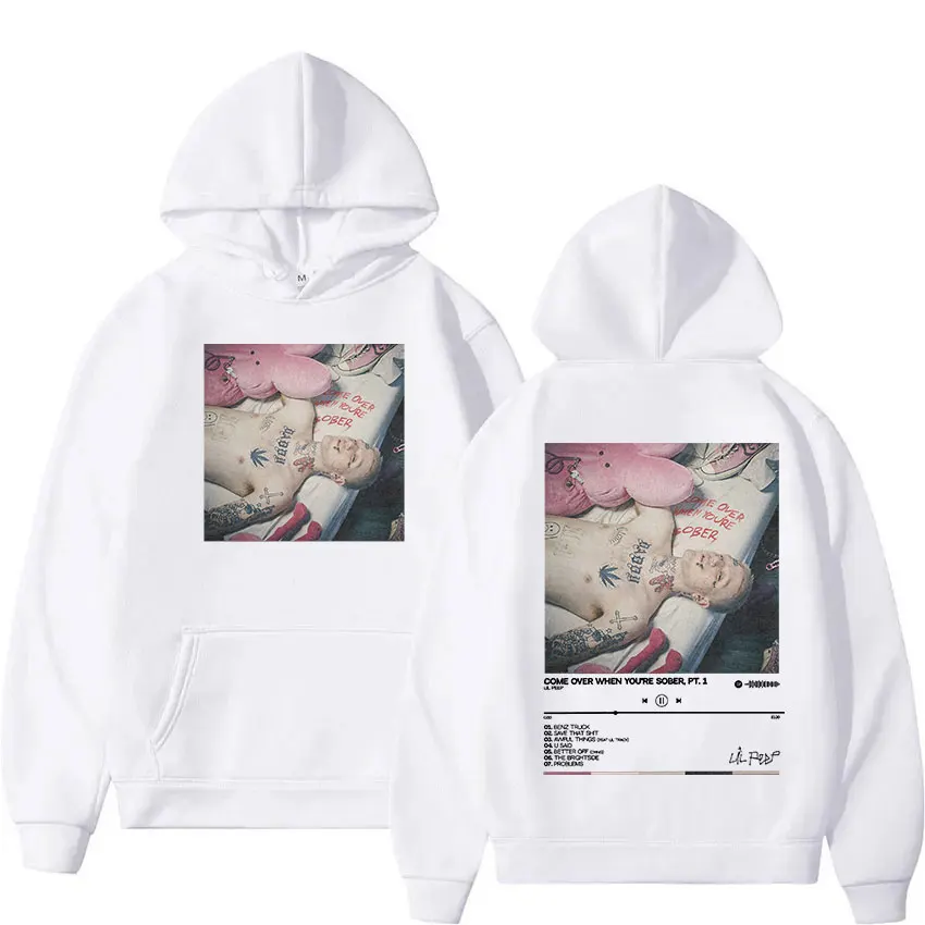 thumbnail image 1 of Sudadera con capucha de rapero Lil Peep para hombre y mujer, jersey de moda de alta calidad, Sudadera con capucha de gran tamaño, ropa de calle Retro Hip Hop, 1 of 3