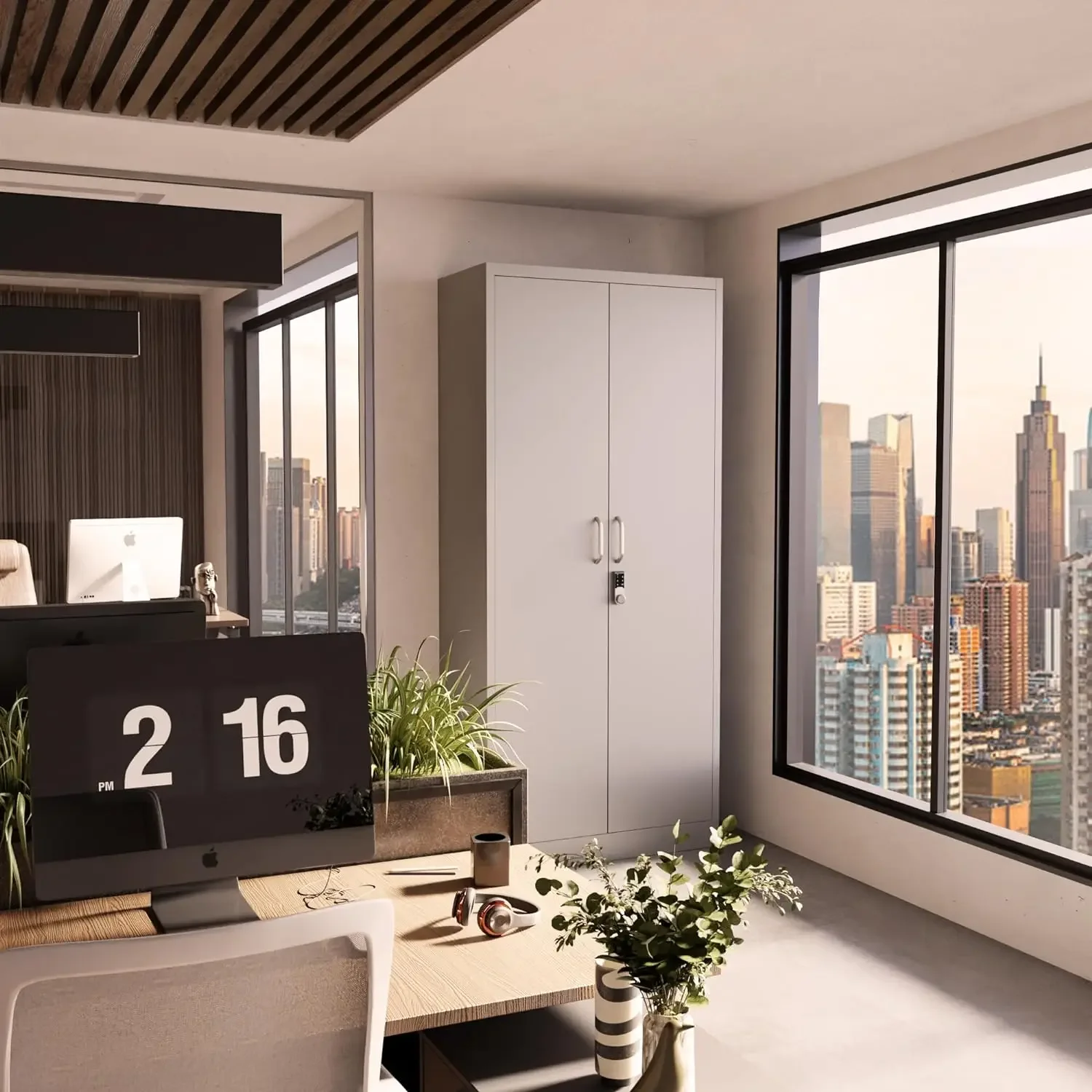 

Металлический шкаф для хранения с цифровым замком | Искусство | Запираемый офисный шкаф 71 дюйма | Канцелярские металлические шкафы