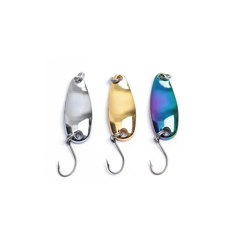 OUTKIT Premium Fishing Lure: Spoonbait Spinner with Sequins for Carp, Trout, and Bass