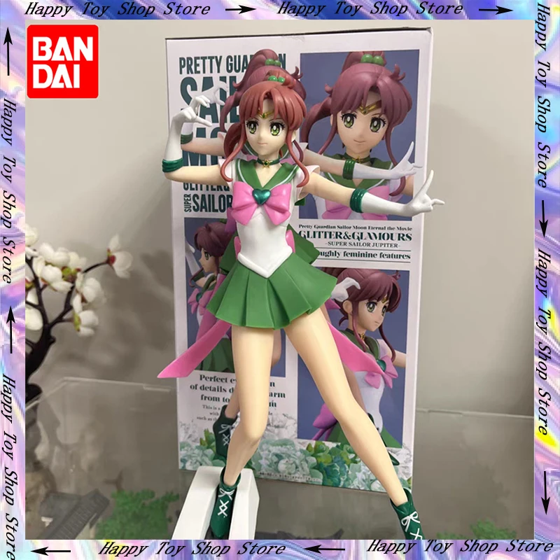 

22cm Anime Sailor Moon Kino Makoto Figures Sailor Jupiter Pvc Action Model Doll Figurine Collection Decorations Kids Toys Gifts