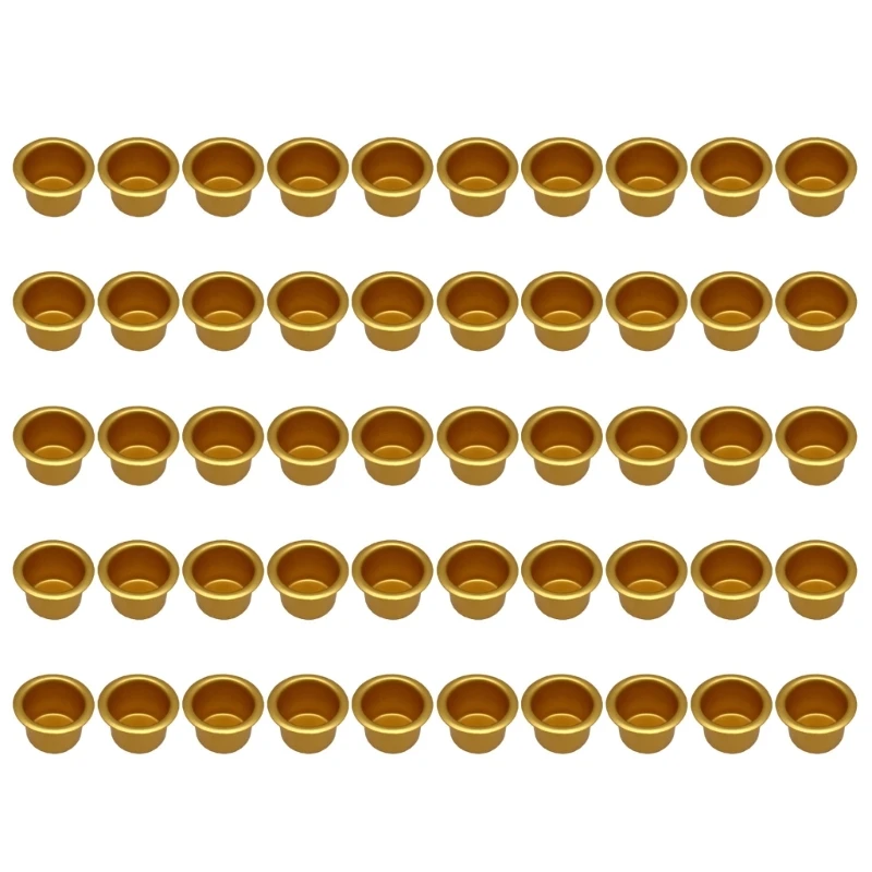 

Pack of 50 Gold Candlestick Holder for DIY Candle Crafts Festival Occasion