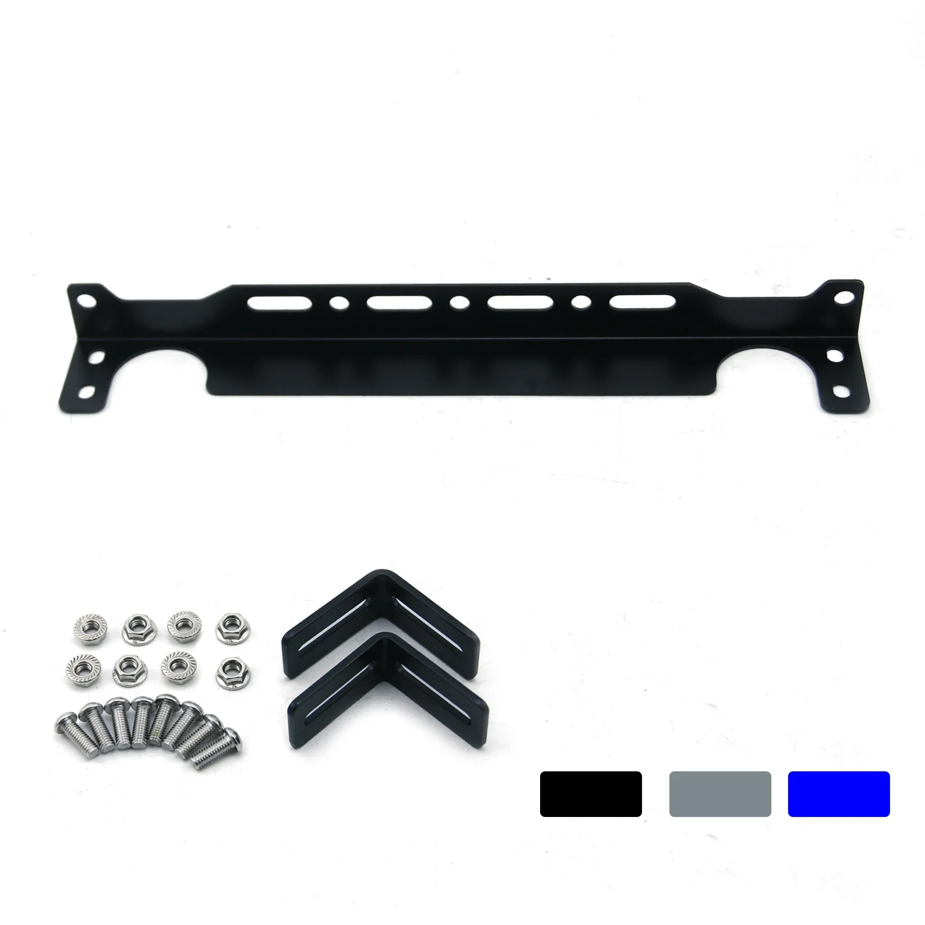 Oil Cooler Kit Universal Engine Oil Cooler Mounting Bracket Kit 2mm Thickness Aluminum Car Accessories