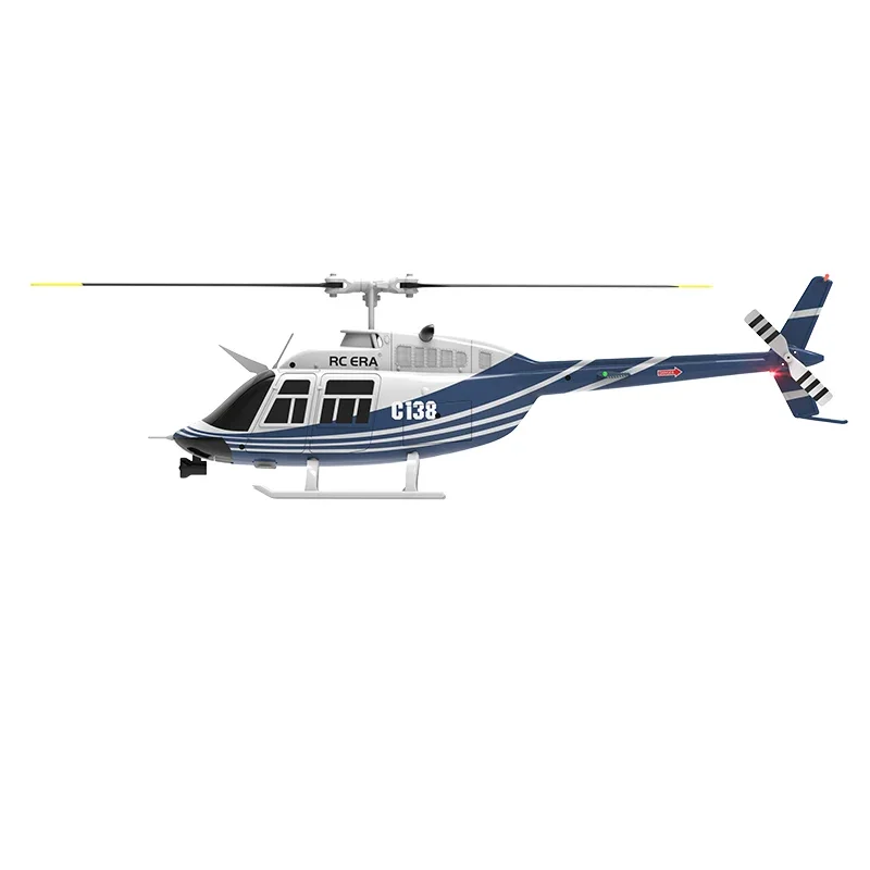 RC ERA C138 Bell 206 2.4G 6CH 6-axis gyroscope GPS 1:33 ratio RC helicopter RTF with optical flow positioning mode 1 mode 2 3