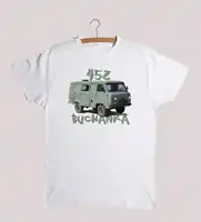 Russian UAZ-452 Buchanka Wheeled Multipurpose Vehicle T-Shirt. Summer Cotton Short Sleeve O-Neck Mens T Shirt New S-3XL 2