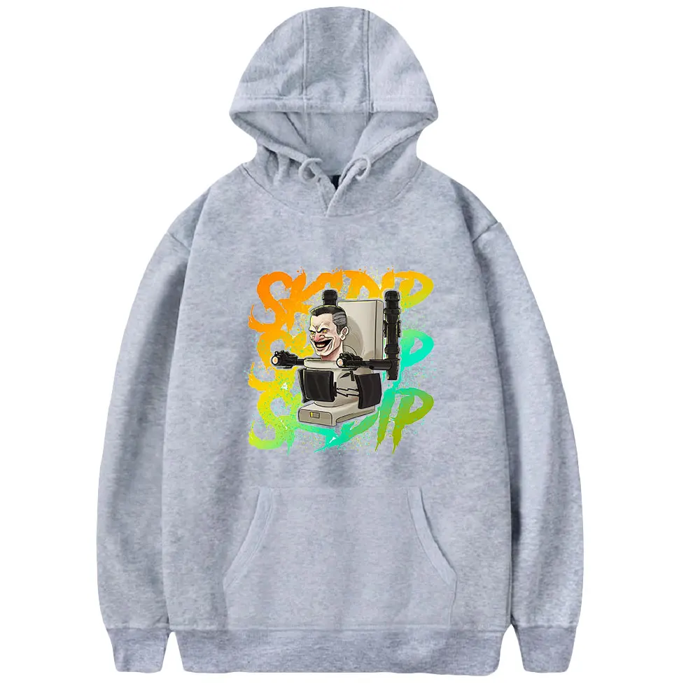 Skibidi Toilet Hoodie Women Men Long Sleeve Pullover Autumn Winter Hooded Sweatshirts Unisex Casual Streetwear Fashion Clothes