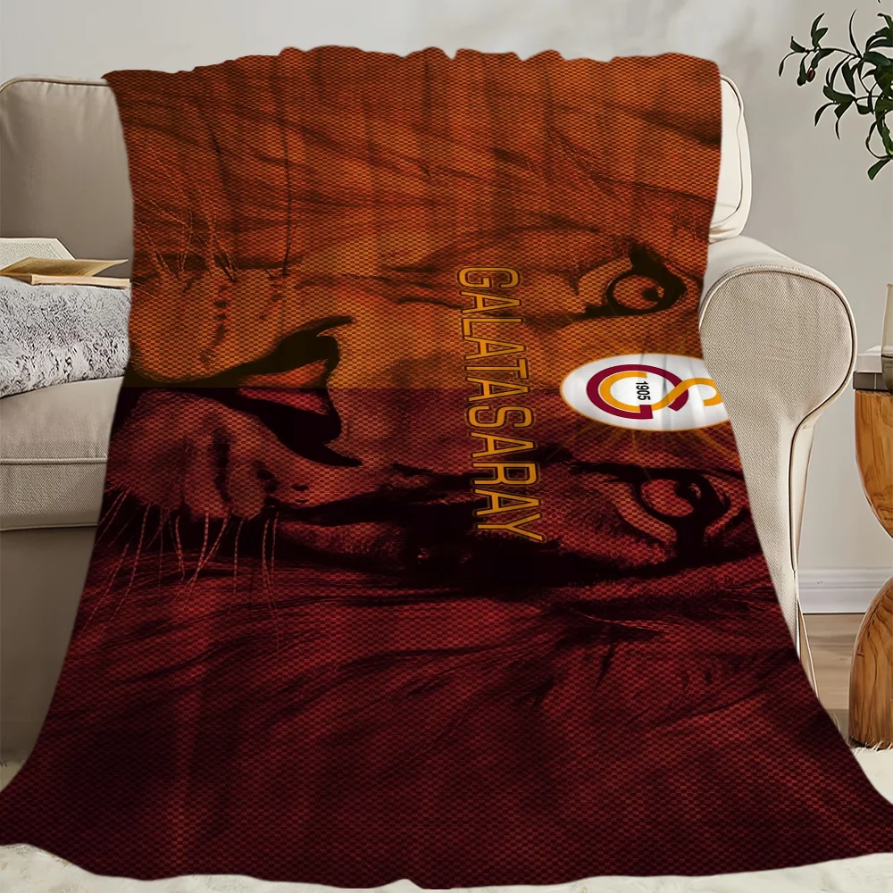 Club G-Galatasaray Football Blanket Skin friendly comfort warm soft plush blanket suitable sofa living room office bedroom 6