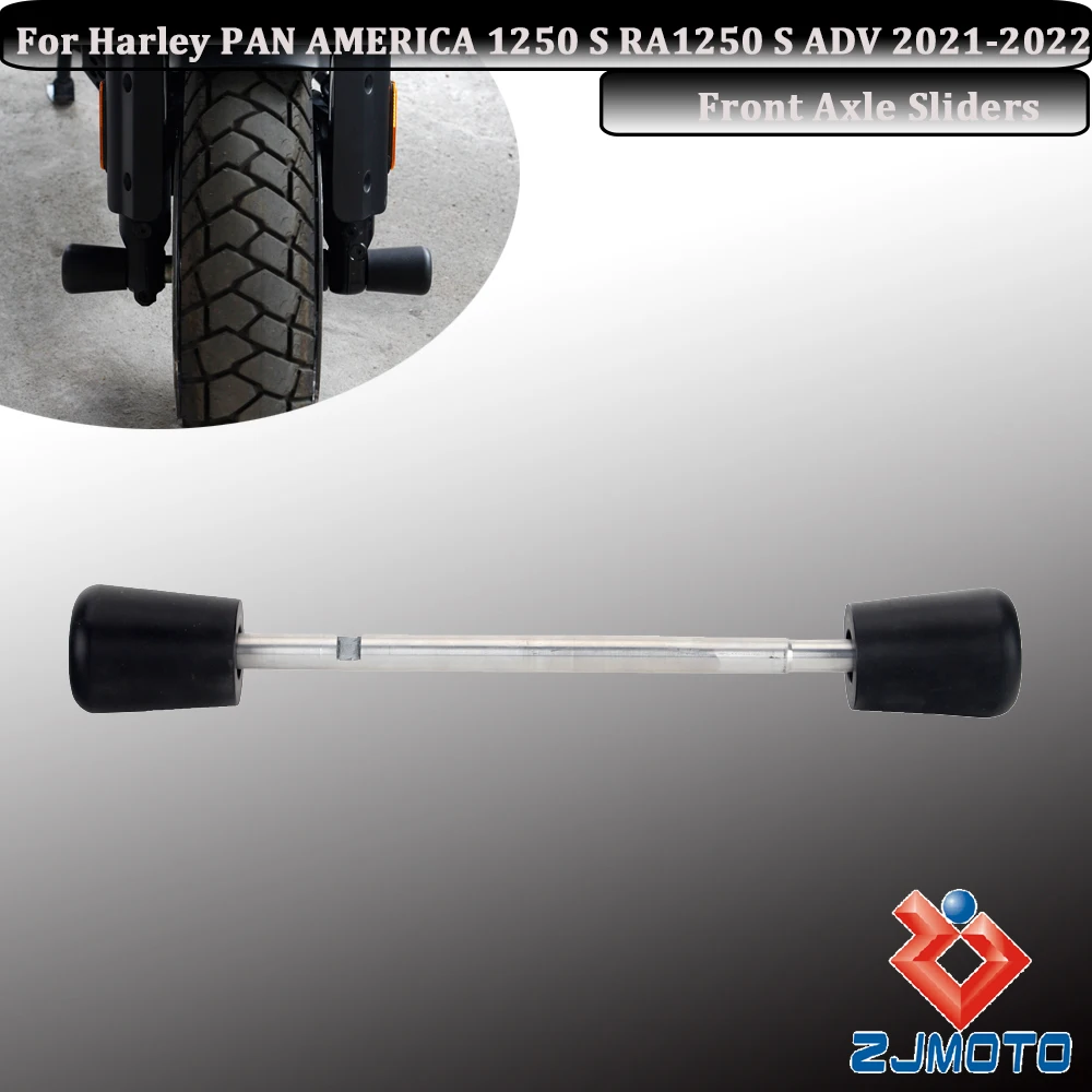 

2021 2022 For Harley Pan America 1250 S RA1250 RA1250S Adv Touring Front Fork Axle Anti Crash Frame Slider Wheel Protector Guard