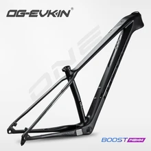 OG-EVKIN CF-054 MTB 12V Carbon Mountain Bike Frame 12X148 Thru-Axle 29er BSA73 1-1/8-1-1/2 Disc Bicycle Frame Carbon Bike Frame