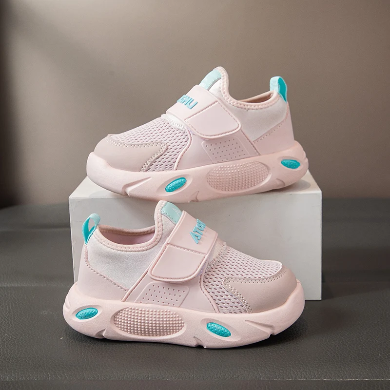 Boys Girls Casual Sneakers Colorblock 2025 New Autumn Children Shoes Non-slip All-day Comfort Chic School Sports Sneakers Soft