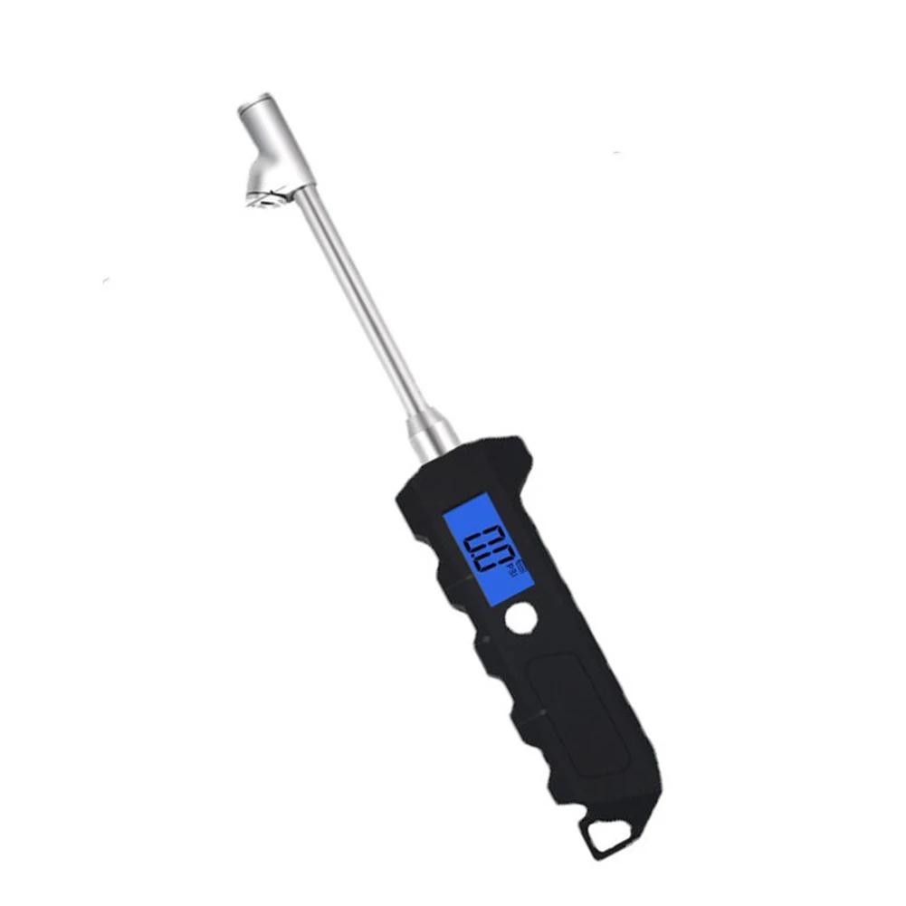 Extend Tire Life Tire Maintenance Digital Pressure Gauge Air Pressure Gauge 0-200psi Range ABS+Metal Material