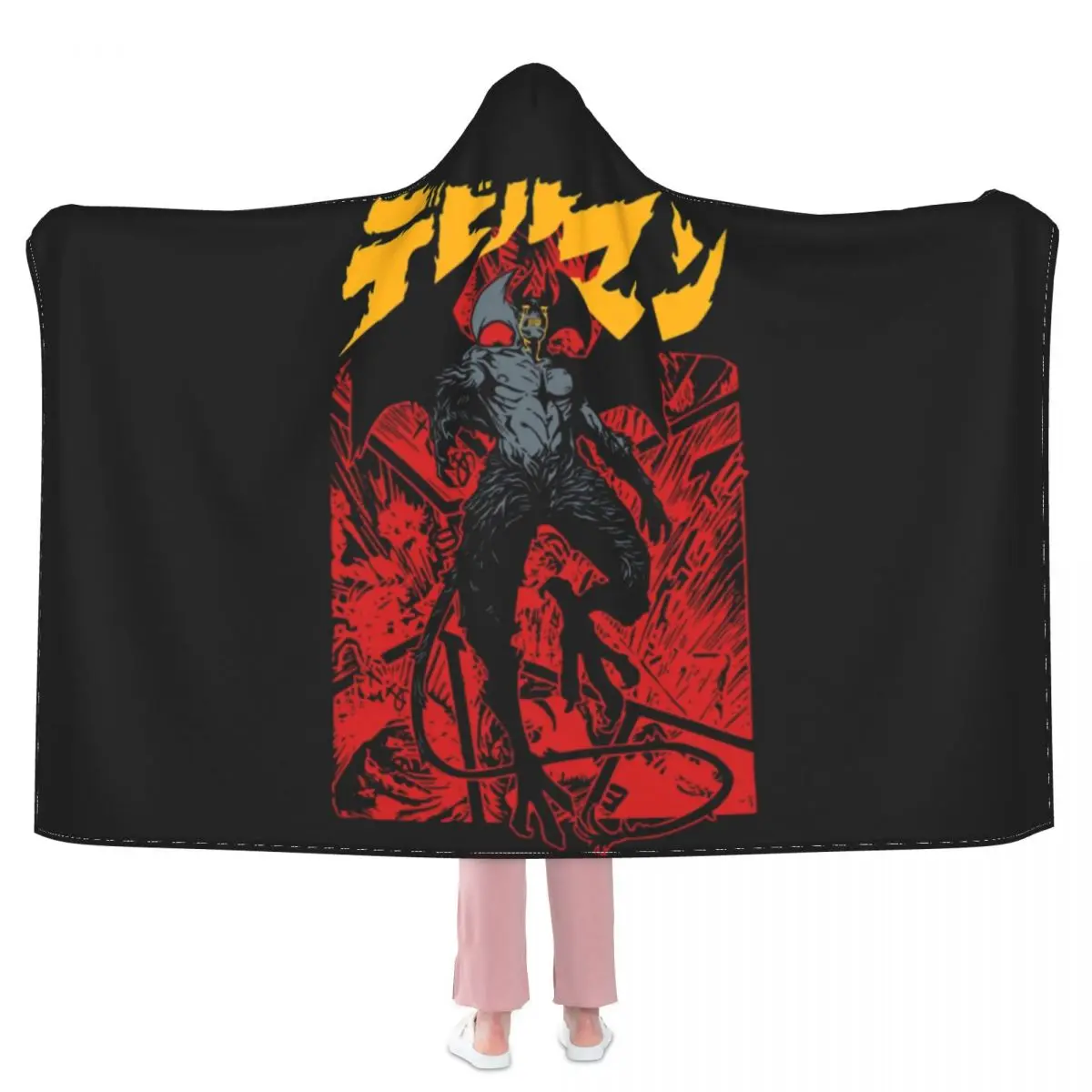 

Devilman Crybaby Anime Blanket manga akira fudo graphic Comfy Hoodie Fleece Blanket Car Soft Fashion Bedspread