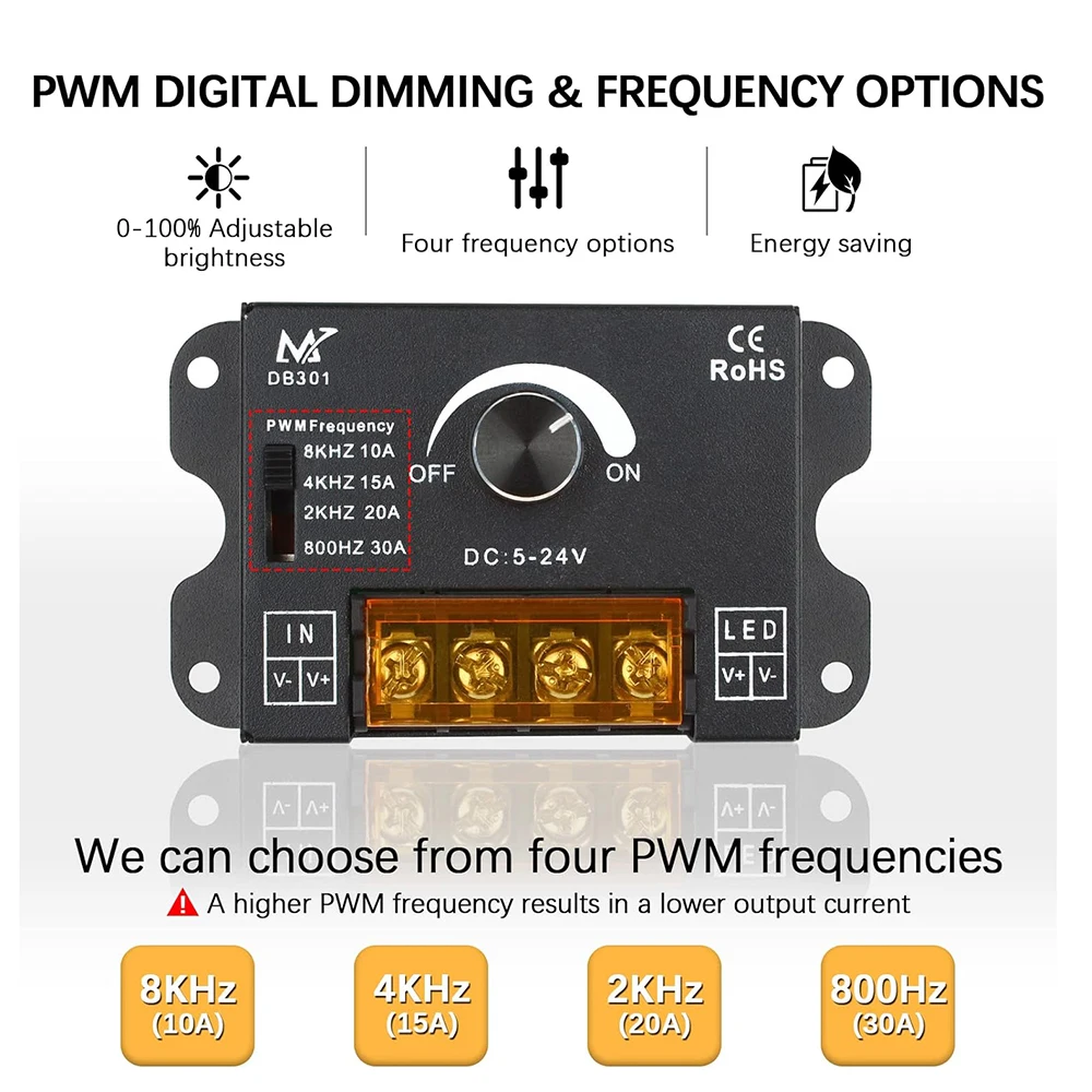 LED Dimmer Switch LED Dimmer Controller Smart Dimmer Switch