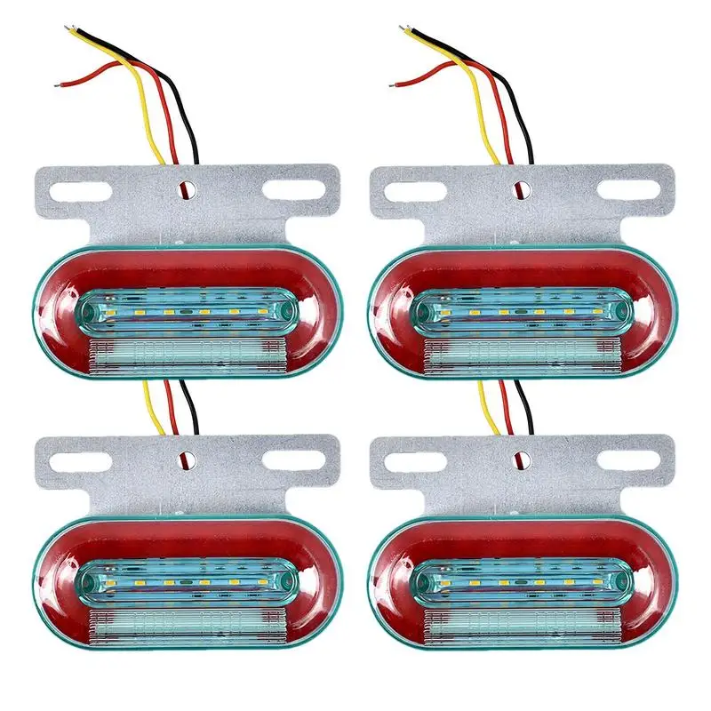 

Габаритные огни для прицепа 24 В, боковые габаритные огни, фонари, водонепроницаемый суперъяркий габаритный фонарь для грузовиков, лодок, кемперов, грузовиков, 4 шт.