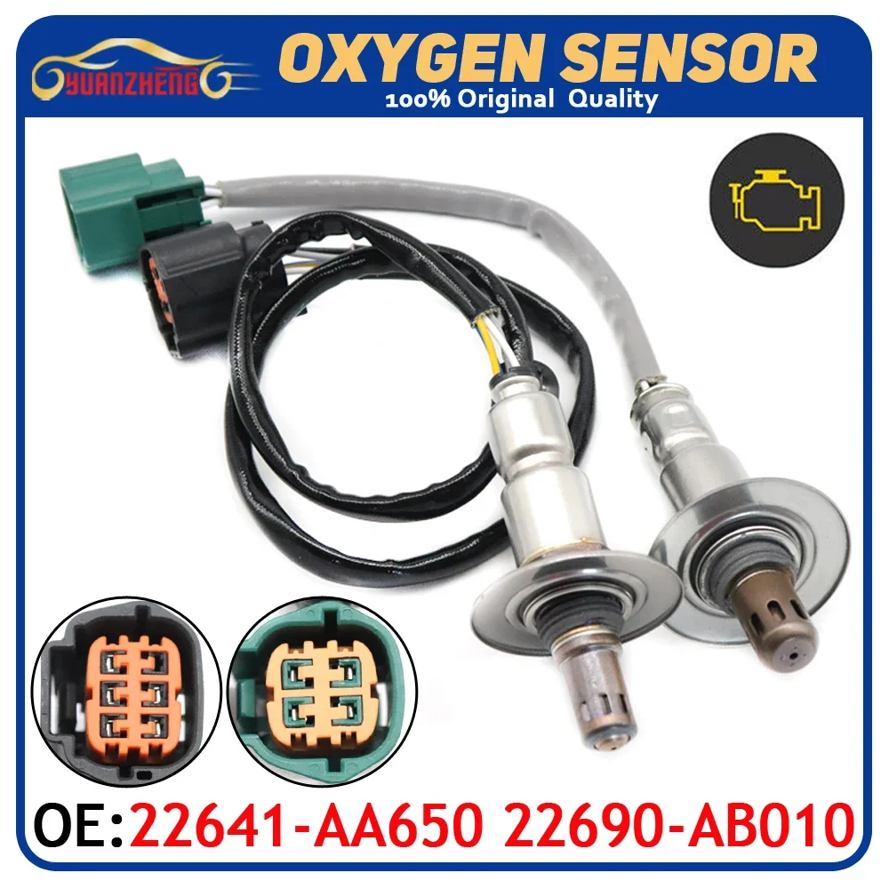 

2pcs Car Upstream & Downstream Air Fuel Ratio Lambda O2 Oxygen Sensor 22641-AA650 22690-AB010 For Subaru Forester WRX 2.0L 14-17