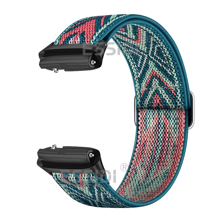 Essidi 탄성 나일론 밴드 루프 Redmi Watch 3 Active Woven 여성 남성 시계 팔찌 Correa For Redmi Watch 3 Active