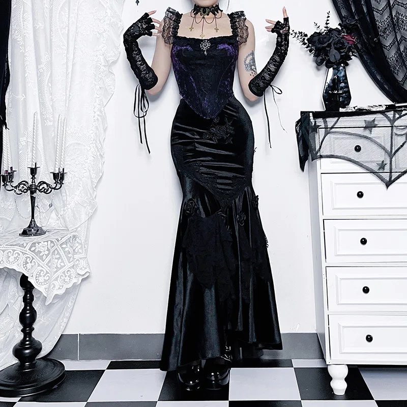 【NONCODE】Vita Long Mermaid Skirt S890be3c8737d420cae84cdd29e4e4