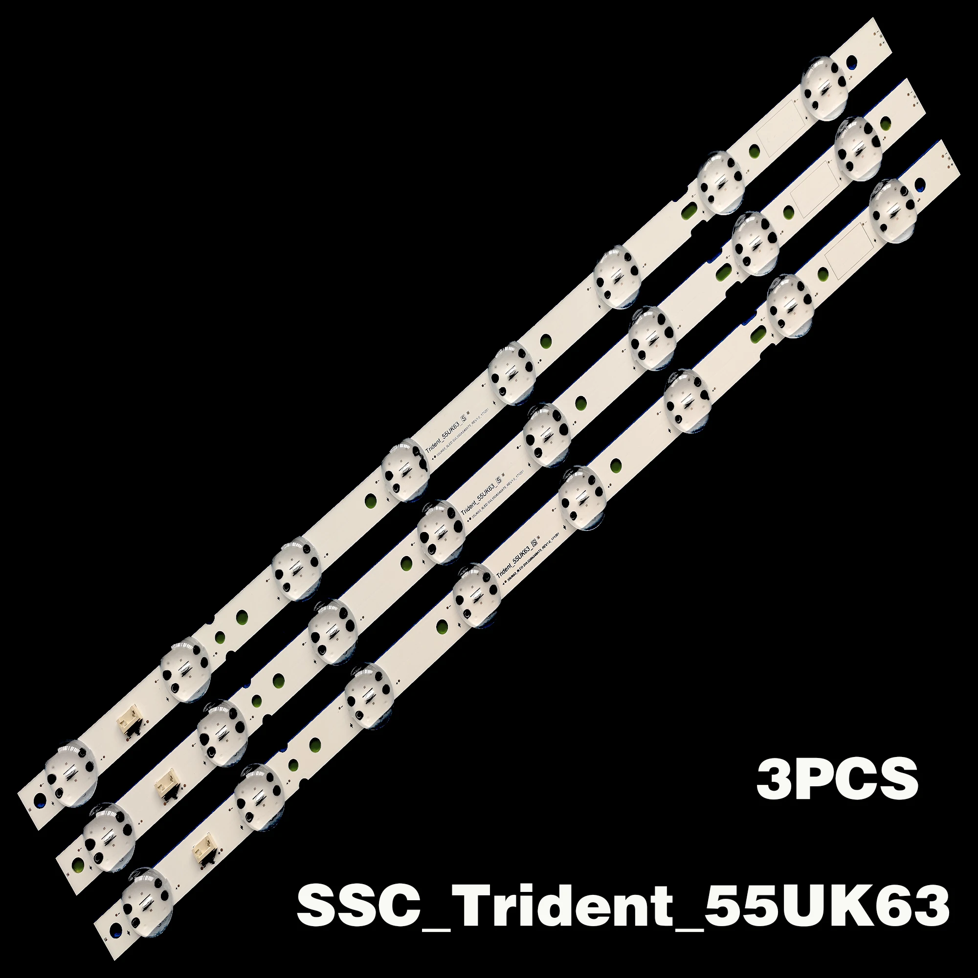 3 Teile/los Led-hintergrundbeleuchtung Streifen für LG 55UK6300YVB 55UK6200PLA 55UK6200 55UK6350 55UK6350PUC 55UK6550 55UK6550PUB 55UK63