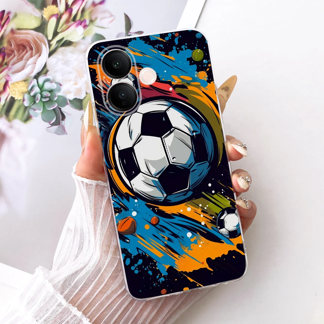 Stylish Painted Soft Slim Phone Case - Fashionable Protective Back Cover