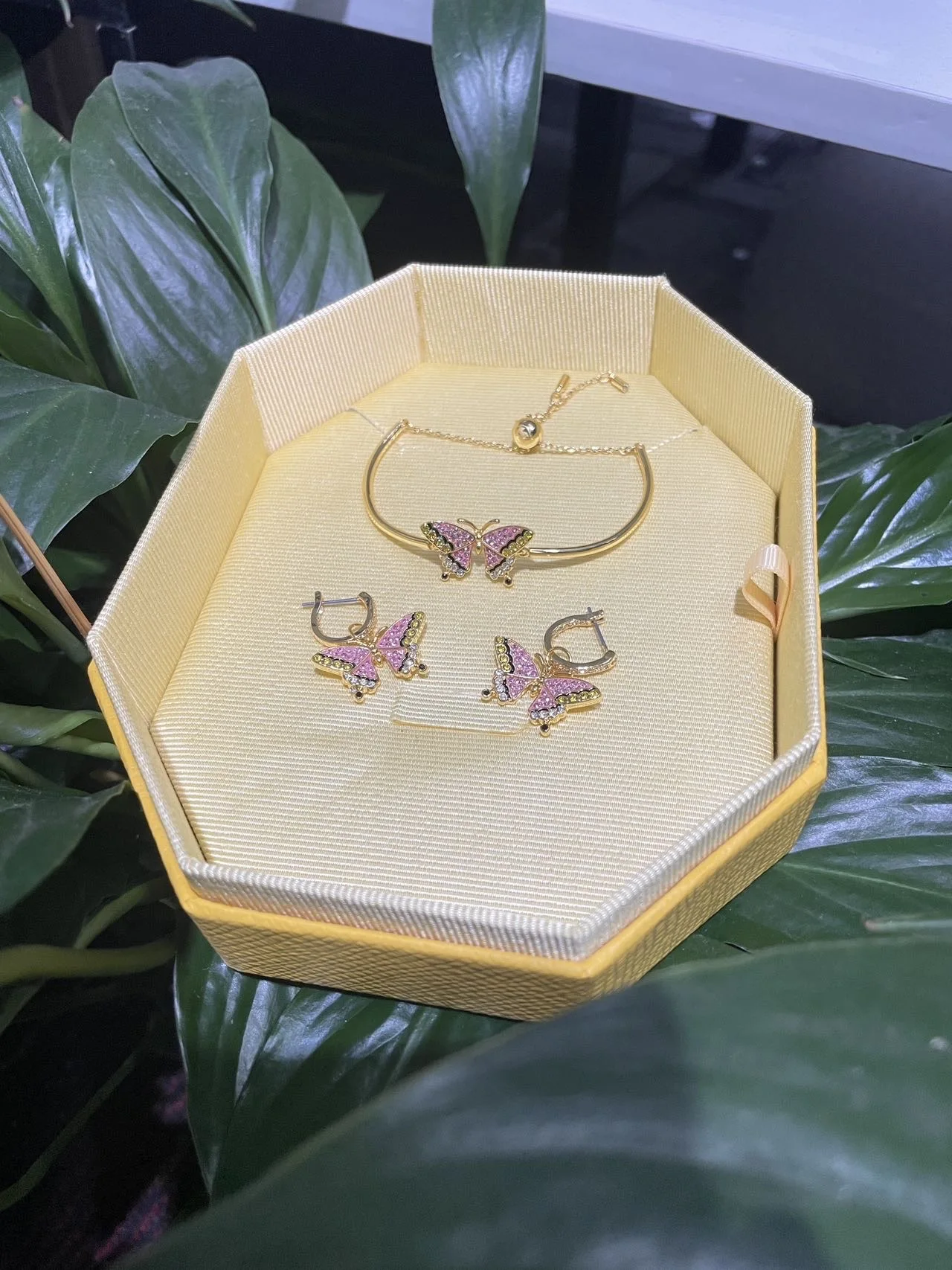 Idyllia Original 2024 New Luxury Brand Boutique Jewelry Sets Charm Butterfly Ladybug Fashion Women's Necklace Earrings With Logo