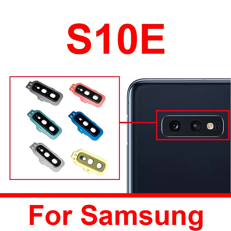 Premium Rear Camera Lens Glass Frame with Adhesive