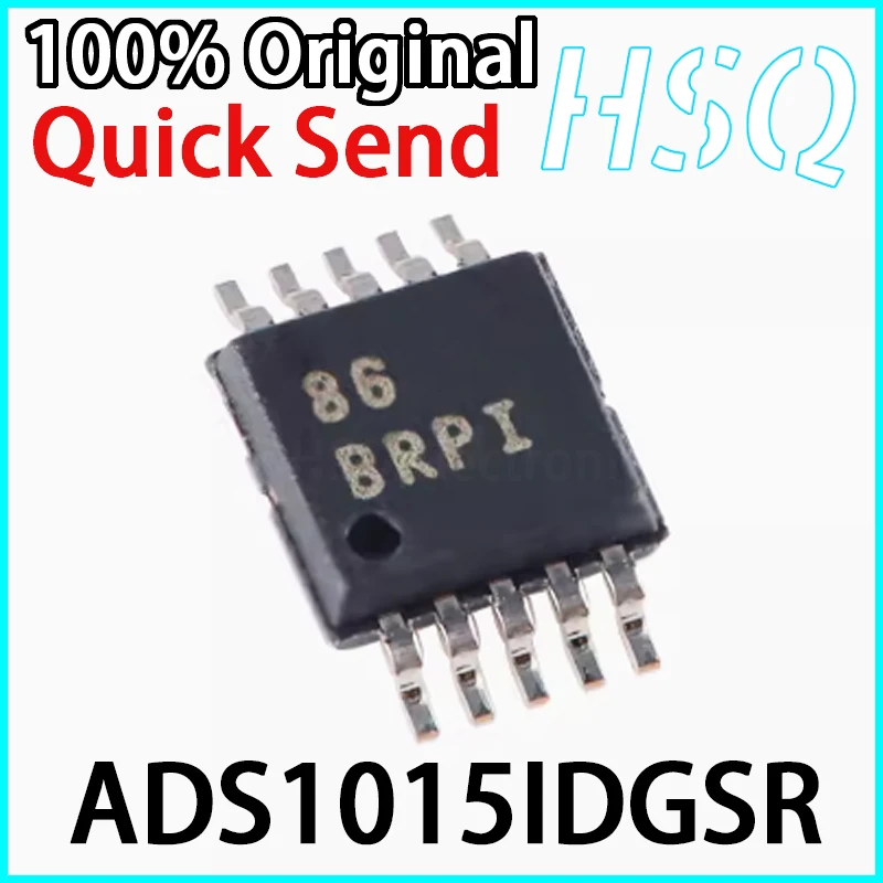 

1PCS Original ADS1015IDGSR Silk Screen Printed BRPI VSSOP-10 16 Bit Analog-to-digital Converter Chip Brand New in Stock