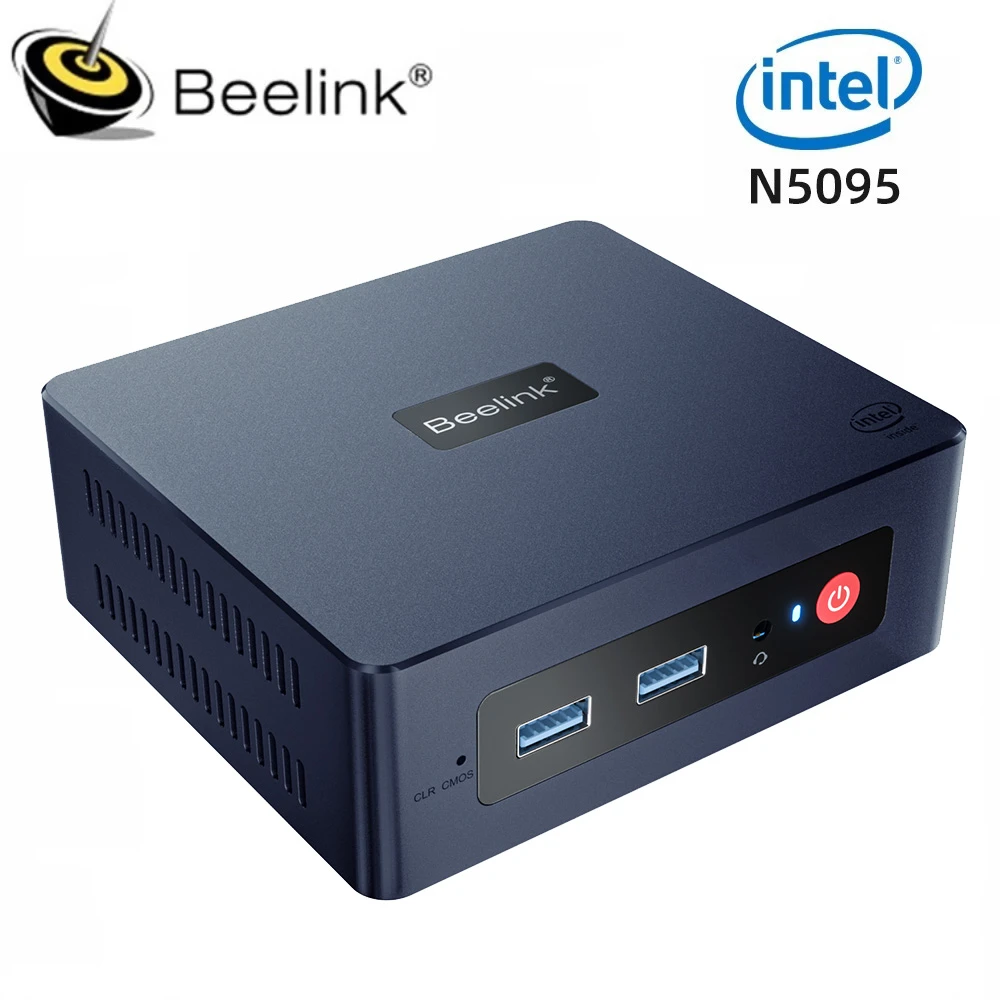 Beelink Mini S Windows 11 Intel Celeron N5095 Mini PC DDR4 8GB 128GB