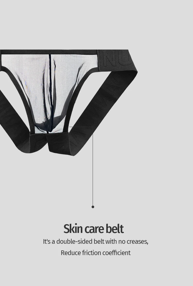 1/2/3PCS New Transparent Man Underwear Thong Nylon Sexy Low Waist Comfortable Fashionable Chinese Style Embossed Belt Underpants_voghion.com