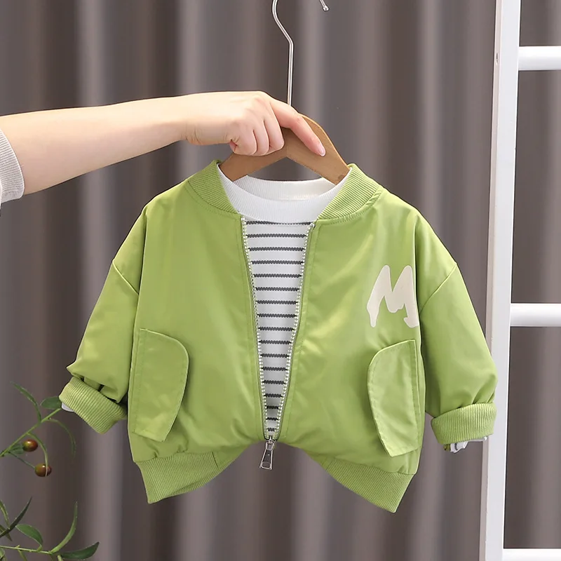 

Baby's little cardigan jacket, boys' and girls' autumn outfit, new Korean version jacket, stylish and versatile top for children