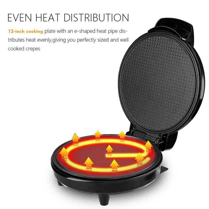 Multifunctional Cooking Machine Heating Electric Baking Pan Wash Skillet Household Automatic Pizza Pancake Grilling Breakfast
