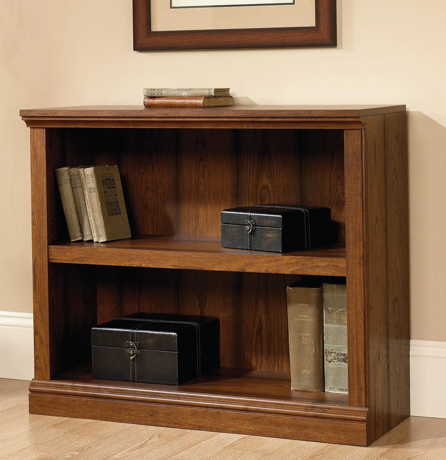 

Двухуровневый книжный шкаф Sauder Select, отделка Washington Cherry