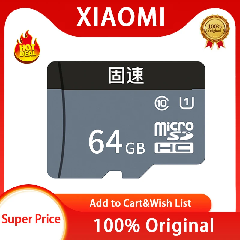 Xiaomi Ultra Micro Memory SD Card 64GB Memory Card 32gb Class 10 TF/SD