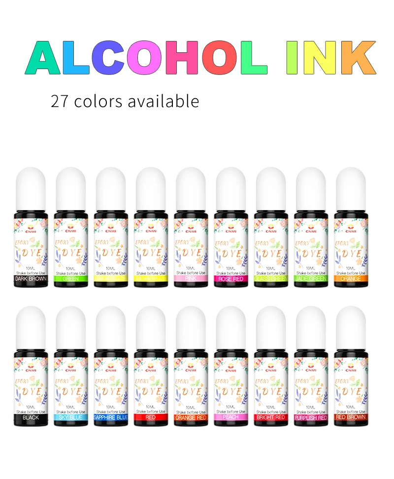 Colorante Per Resina Epossidica - 15 Colori Liquidi, Alta Concentrazione, Per Gioielli E Artigianato - Foto 2