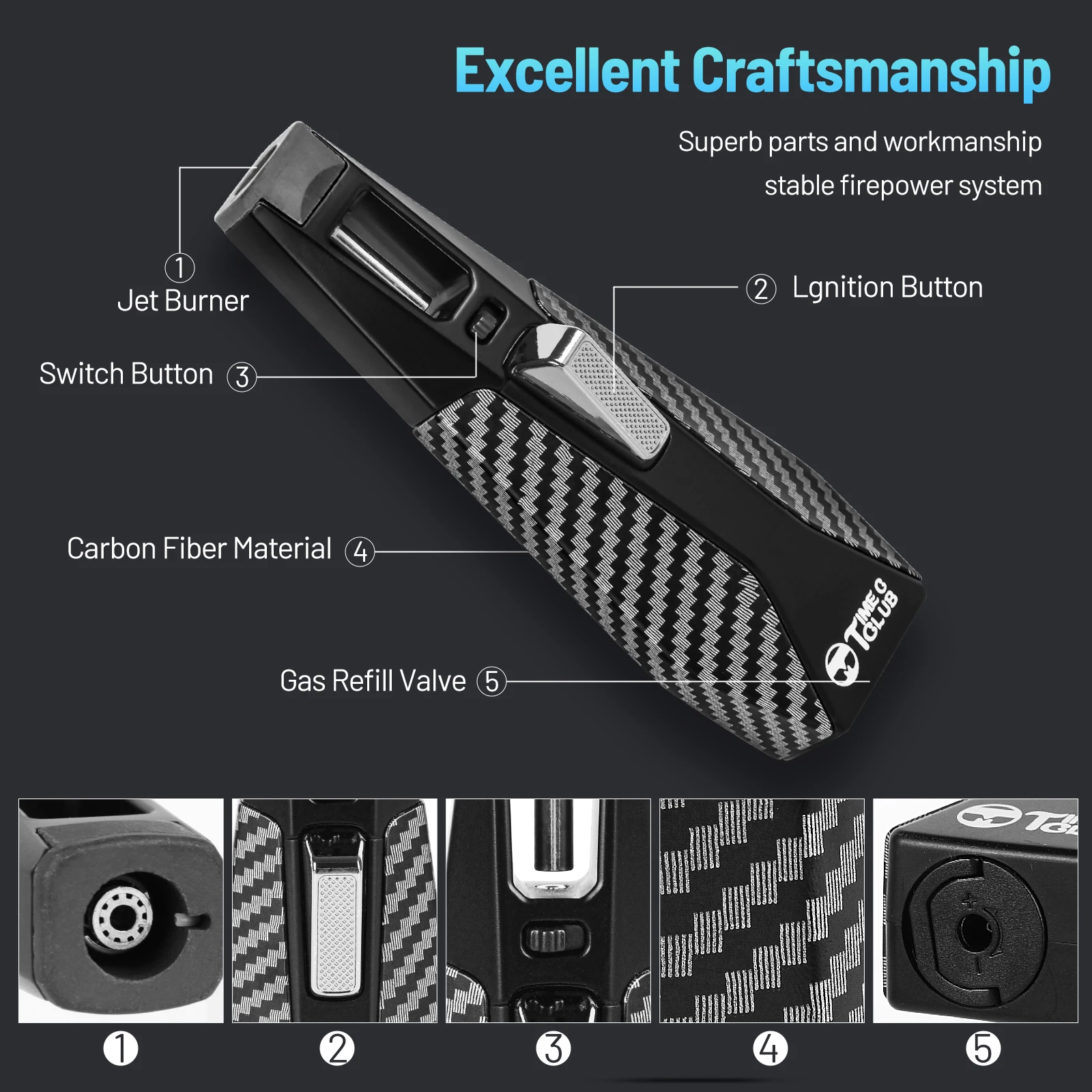 Butane torch, kitchen lighter, safety lock, flame lock, windproof lighter, adjustable flame, cooking, baking, outdoor camping