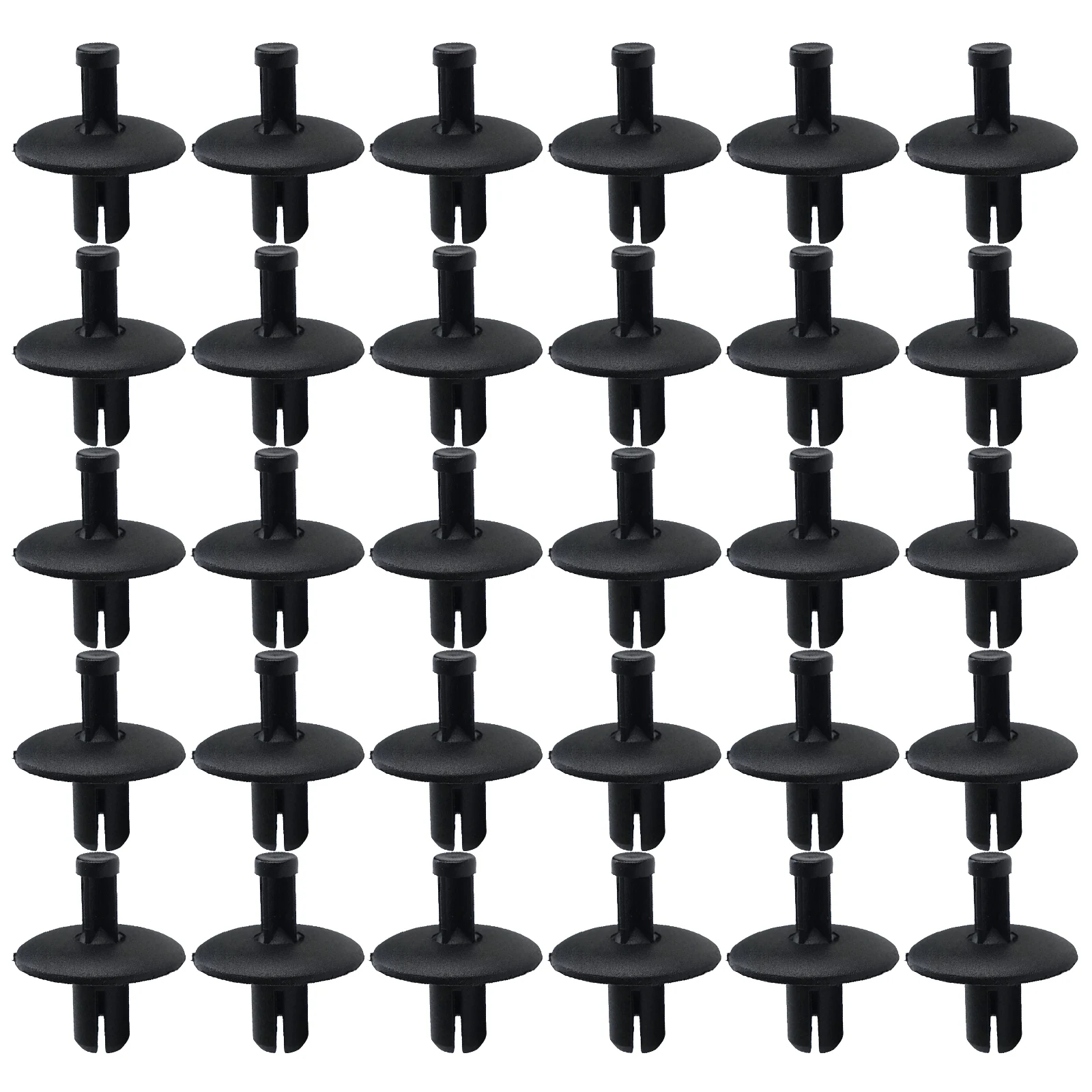 30 Clip Fissaggio Auto Per Griglia Paraurti - Clip In Nylon, Fissaggi Per Griglia Interna, Sostitutive OEM 90467-12040 - 2