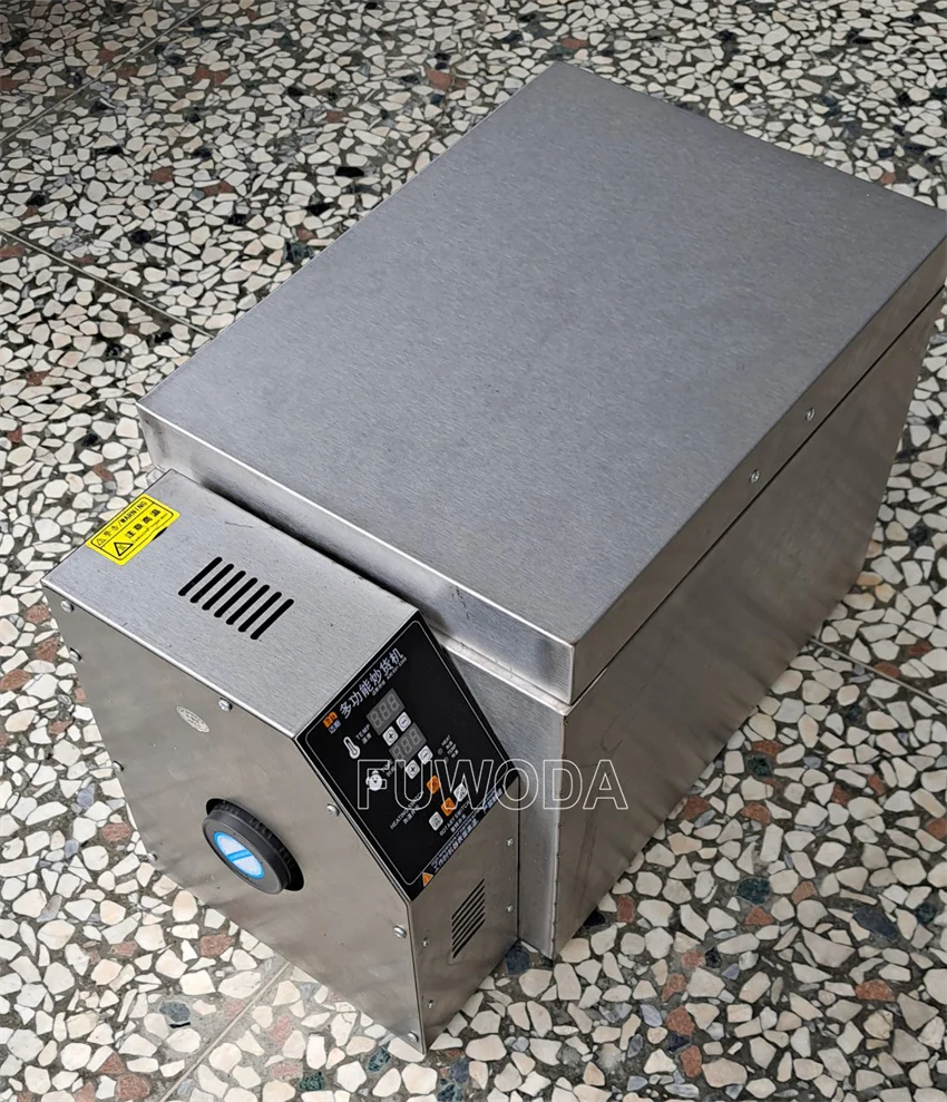 220V Electric 4KG Nut Grain Coffee Roaster Machine Commercial Small Beans Peanut Pistachio Almond Chestnut Roasting Machine