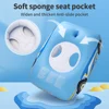 Swimbobo Kids Safe Handle Inflatable Car Swimming Seat Boat Floating Children Toy Water Gun Children Swim Pool Float Ring 6