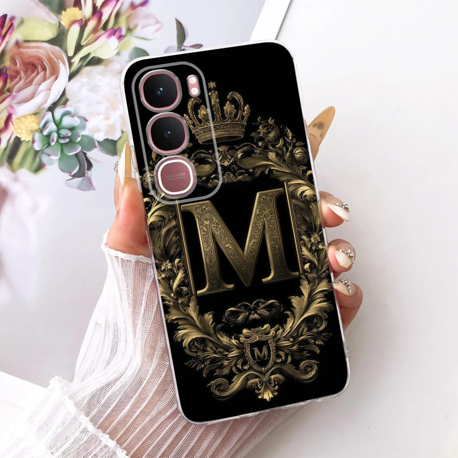 Stylish Crown Letters Soft Silicone Phone Case Cover