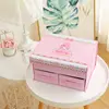 Sanrio Heart Drawer Bra Storage Box Fabric Organizing Box Foldable Storage Box Bra Socks With Cover 6